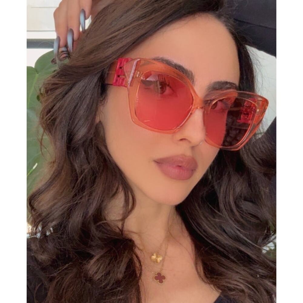 NEW Givenchy GV40096U Oversized Pink Sunglasses $420